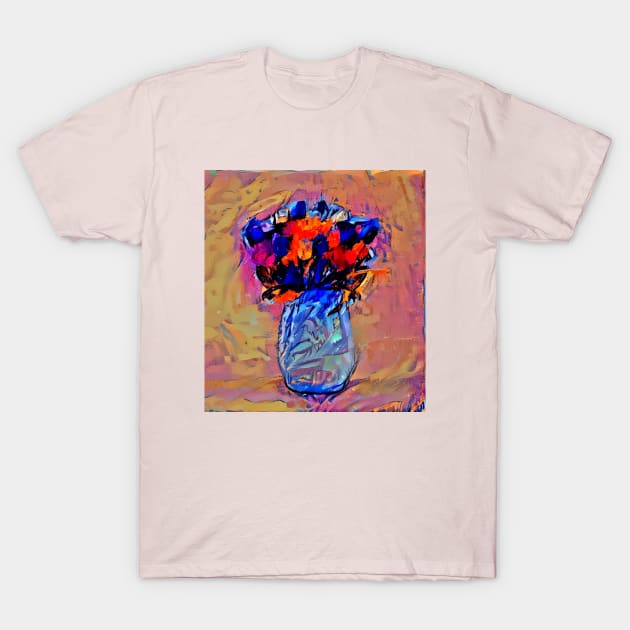 Vase Oil painting T-Shirt by Flowerandteenager